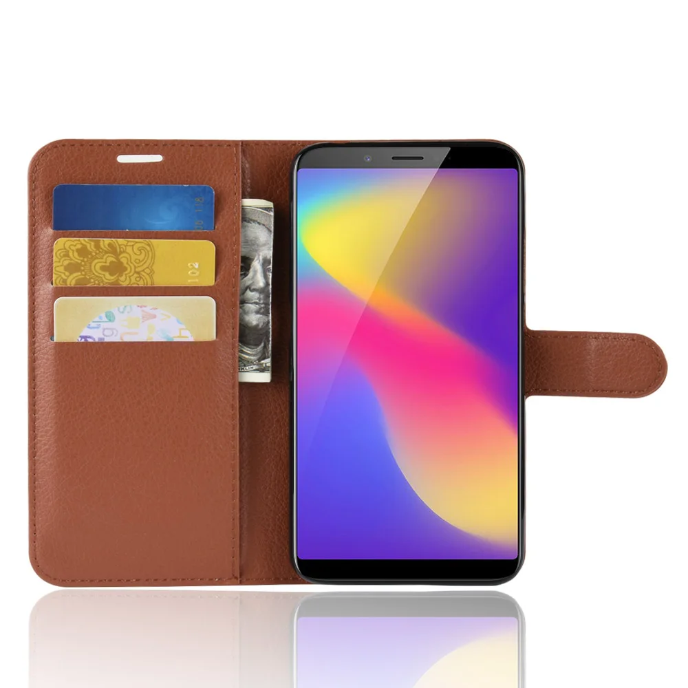 Чехол для телефона ZTE Nubia V17 V18 откидная задняя крышка из искусственной кожи чехол