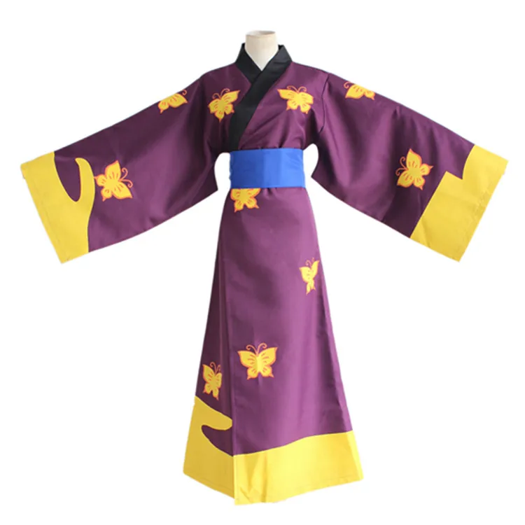 Gintama Takasugi Shinsuke Аниме кимоно Косплей Костюм + Бесплатный трек номер | Тематическая
