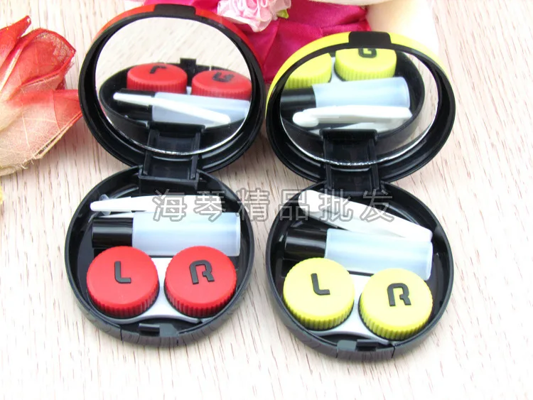 LIUSVENTINA милый чехол для контактных линз Божья коровка контейнер коробка очков |