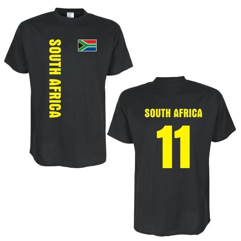 

2019 New Brand T Shirt Men Short Sleeve Funny Sudafrika (South Africa) Country Flagslim Fit T Shirts