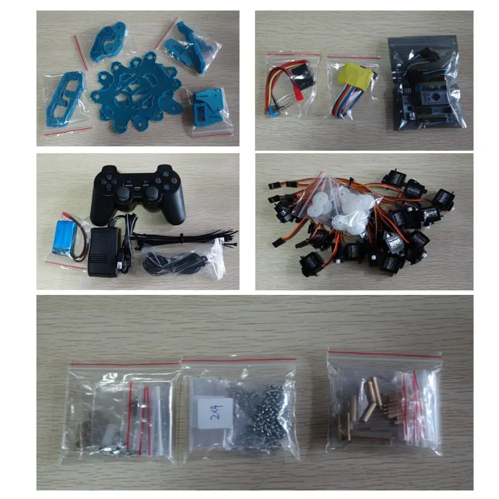 Arduino Bionic Spider Robot 6 Foots большой сервопривод с крутящим моментом и контроллером