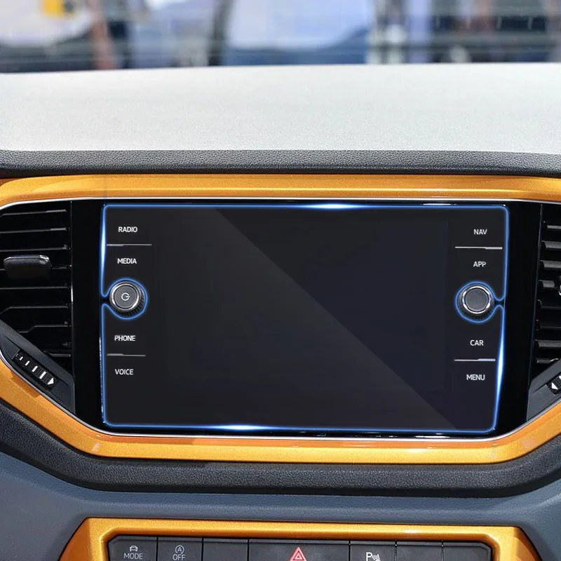 QCBXYYXH для Volkswagen T ROC 2018 Стайлинг автомобиля GPS навигация стекло защитная пленка