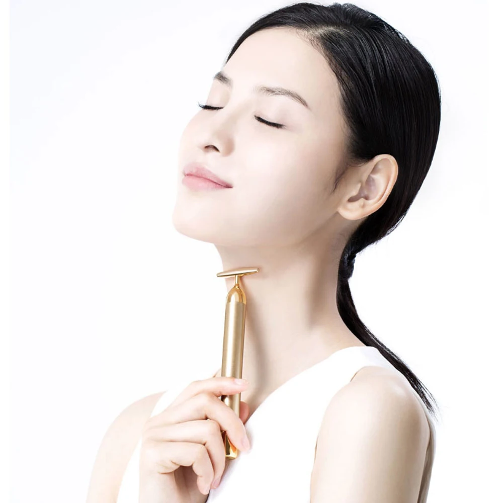 Xiaomi inFace Gold Beauty Bar позолоченная Массажная головка ускоряет обмен веществ подтяжка