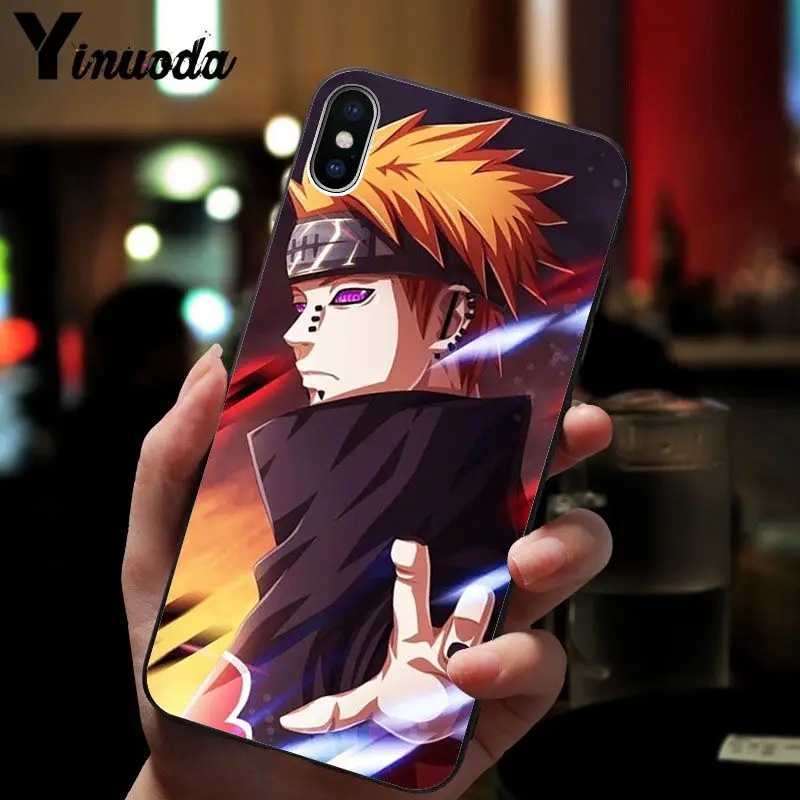 6 11pro MAX Наруто AKATSUKI умный чехол черный мягкий чехол для телефона iPhone 8 7 6 6S Plus 5 5S SE XR X XS MAX Coque Shell - Цвет: 6