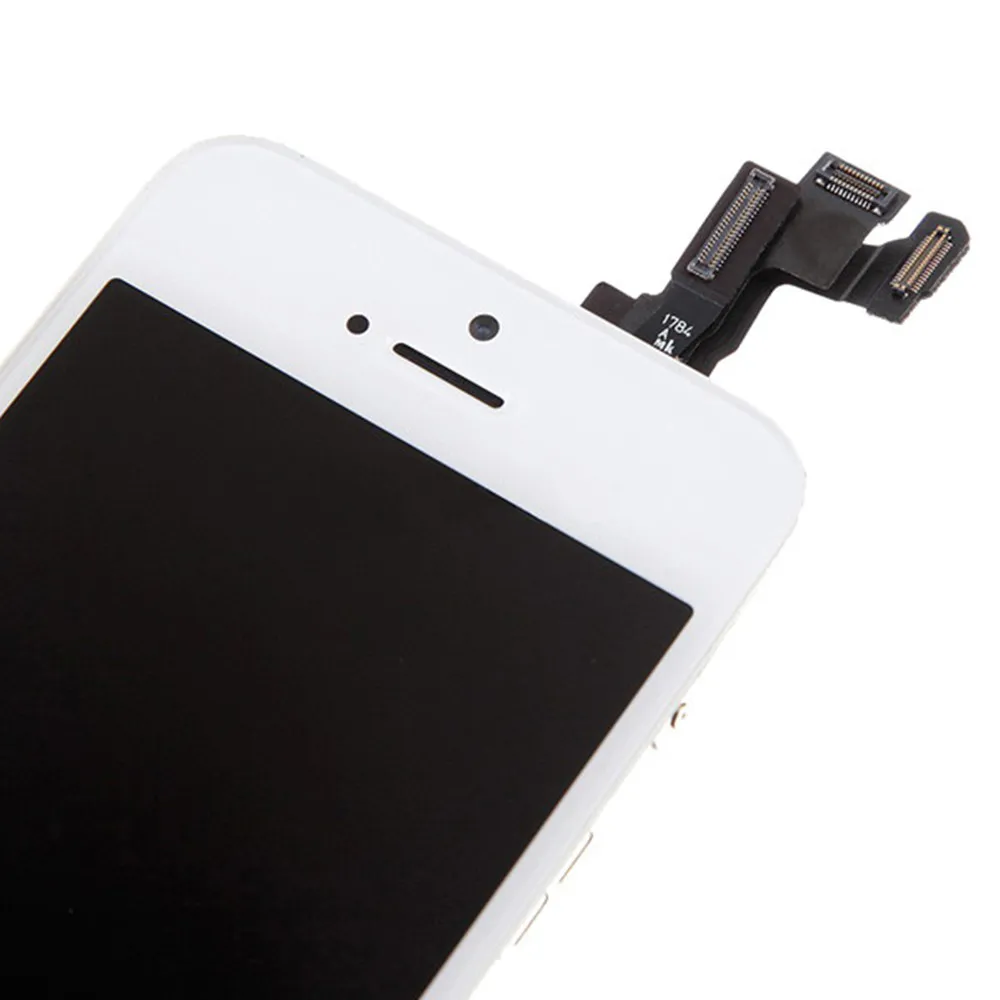 AAA для Iphone 5S ЖК-дисплей в сборе с сенсорным экраном комплекте домашней кнопкой и