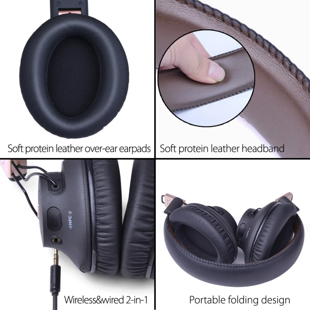 Avantree прослушивание Pro 40 H Bluetooth Накладные наушники гарнитура с микрофоном для Офис