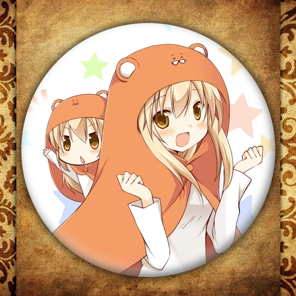 Модный значок из аниме Himouto Умару Чан японская мультяшная фигурка круглая