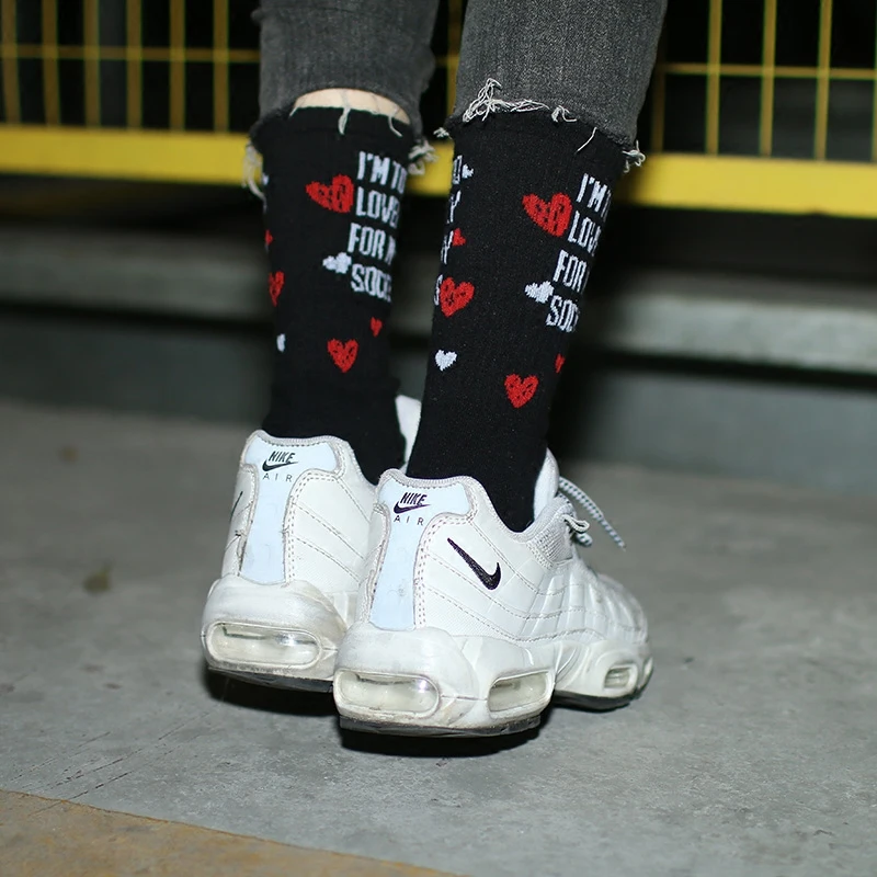 Классные короткие радужные носки для скейтборда в стиле Харадзюку модные