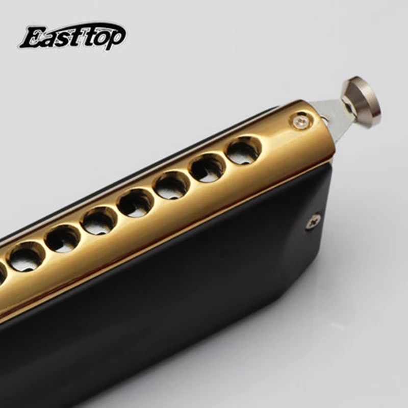 Easttop Хроматическая гармоника 16 отверстий 64 тона фотомузыкальные инструменты