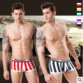 

Free shipping!1pcs brand Pink hero moving stripe boxers men fashion men's gay underwear wholesale men's sexy boxer shorts