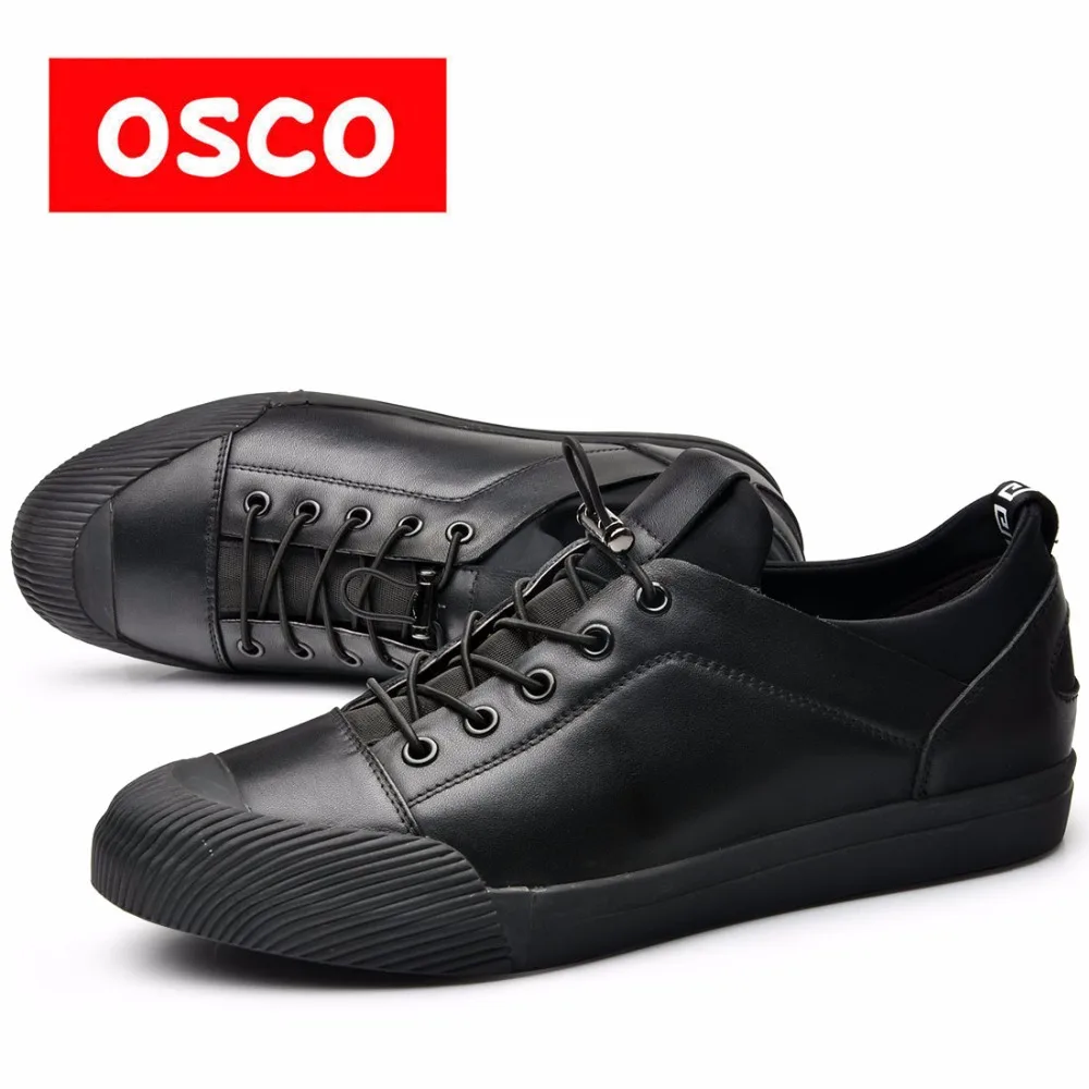 OSCO/Заводская прямая Всесезонная Новая мужская обувь из коровьей кожи модные