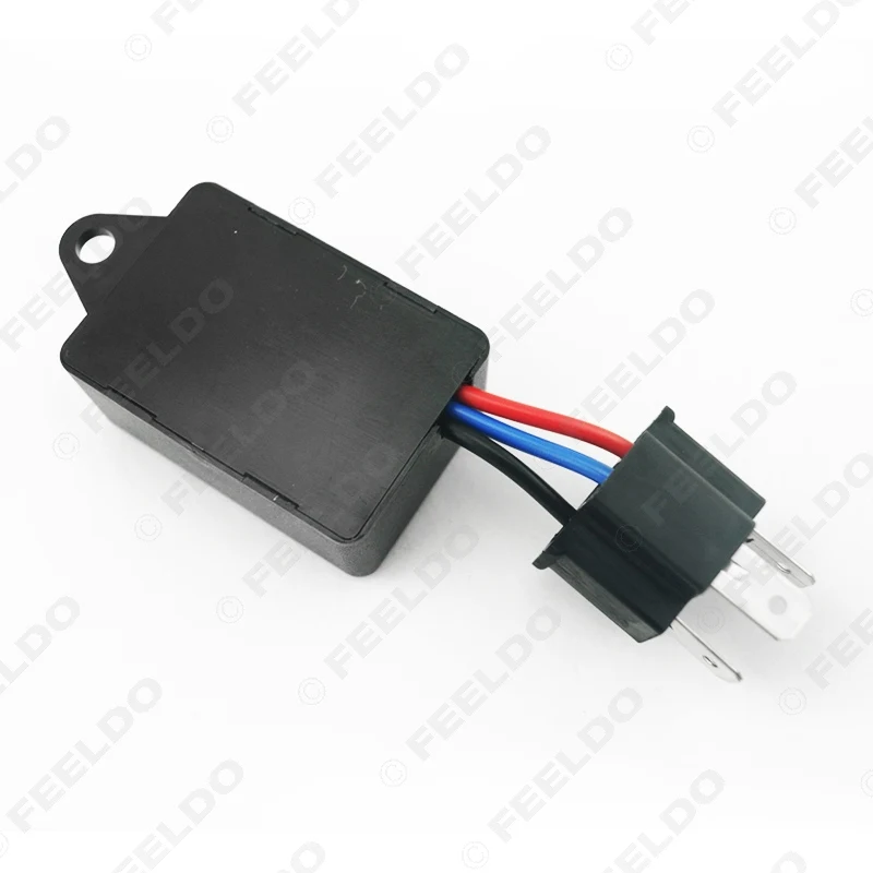 FEELDO 1 шт. DC12V автомобильный H4 HID без подавитель предупреждений об ошибках