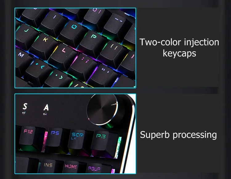 MAGIC REFINER MK11 портативный Bluetooth беспроводной/USB Проводной Двойной режим RGB с подсветкой мультимедиа Механическая игровая клавиатура