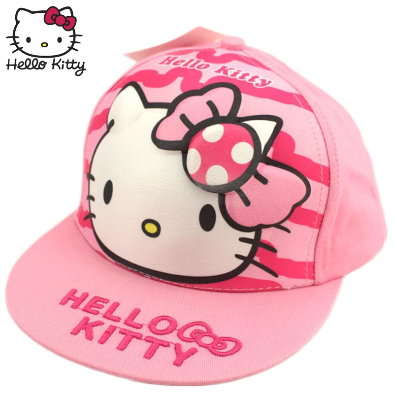 Hello kitty 2019 Детские летние шапки фирменные Бейсбол кепки кот Милый ребенок уличные