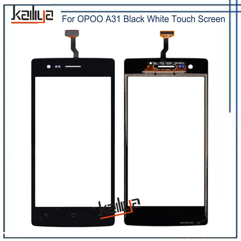 Сенсорный экран планшета для OPPO A31/A31C сборки Запчасти для авто для мобильного телефона черный, белый цвет спереди Стекло объектив Сенсорный экран