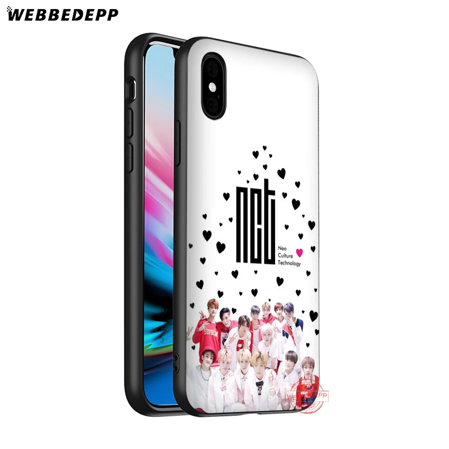 WEBBEDEPP NCT 127 Kpop Boy group Soft Silicone Case for iPhone 8 7 6S 6 Plus 11 Pro XS Max XR X 5 5S SE Back Shell | Мобильные