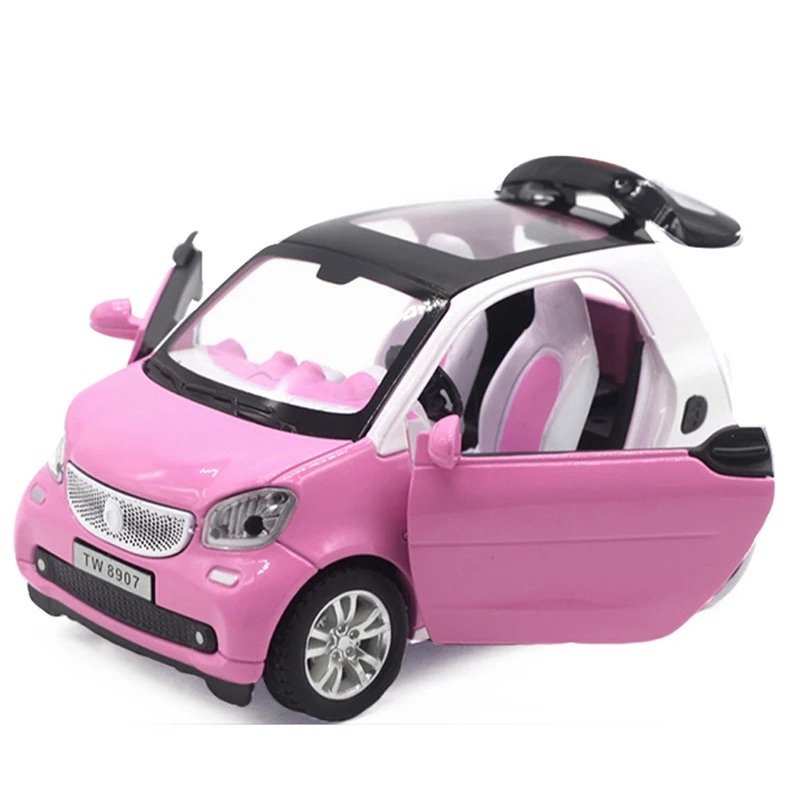 Hommate Smart 1:24 весы для двух моделей автомобилей сплава металла литья под давлением игрушка модель машины подарок автомобили игрушки для детей