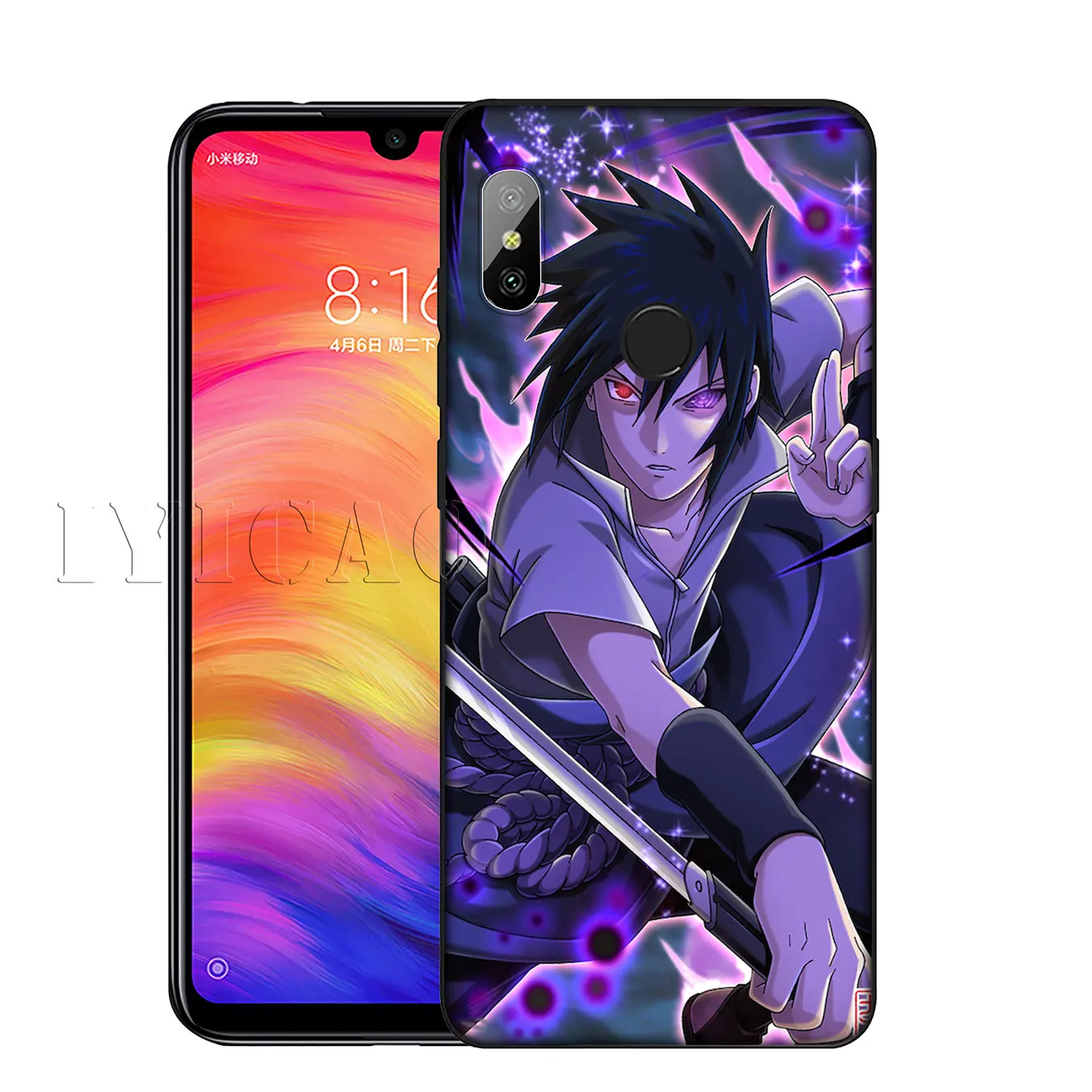 IYICAO Naruto Uchiha Itachi Sasuke Мягкий силиконовый чехол для телефона Xiaomi Mi 10 9 9T CC9 CC9E 8 SE A3 Pro A1