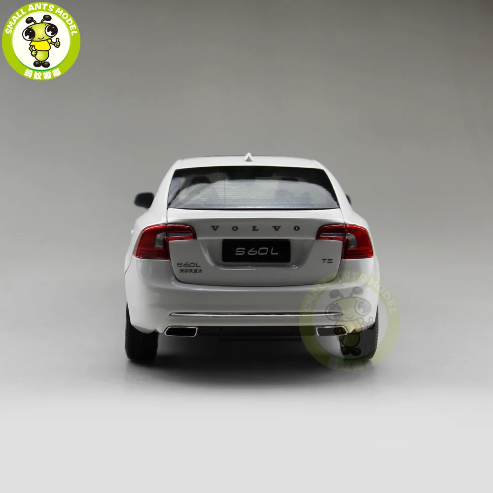 1/18 Volvo S60 S60L T5 литая модель автомобиля для мальчиков и девочек Коллекция подарков на день рождения хобби белого цвета