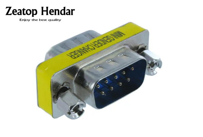 1 шт. RS 232 DB9 Male/DB9 Male Serial Mini Gender Changer/Coupler|db9 male|db9 db9db9 gender changer |