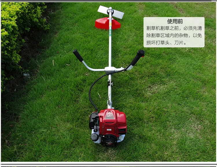 2 в 1 газонокосилка с Gx35 ДВИГАТЕЛЬ кусторез бензин strimmer триммер линия|brush cutter|honda gx35