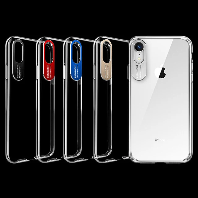 

50pcs DHL Metal Camera Protector Case For iPhone 11 pro MAX XS Max XR X 6 6S 7 8 Plus Transparent Hard Back Cover