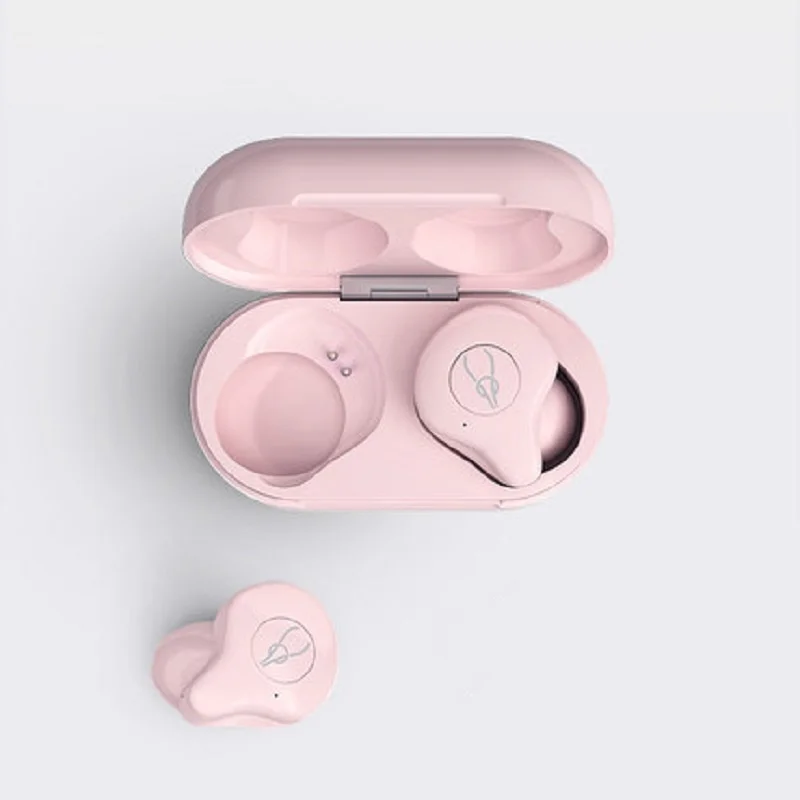 cherry blossoms Новейшие bluetooth беспроводные наушники sabbat x12 pro с зарядным устройством мини портативные невидимые наушники BT5.0 стерео объемные близнецы - Цвет: cherry blossoms