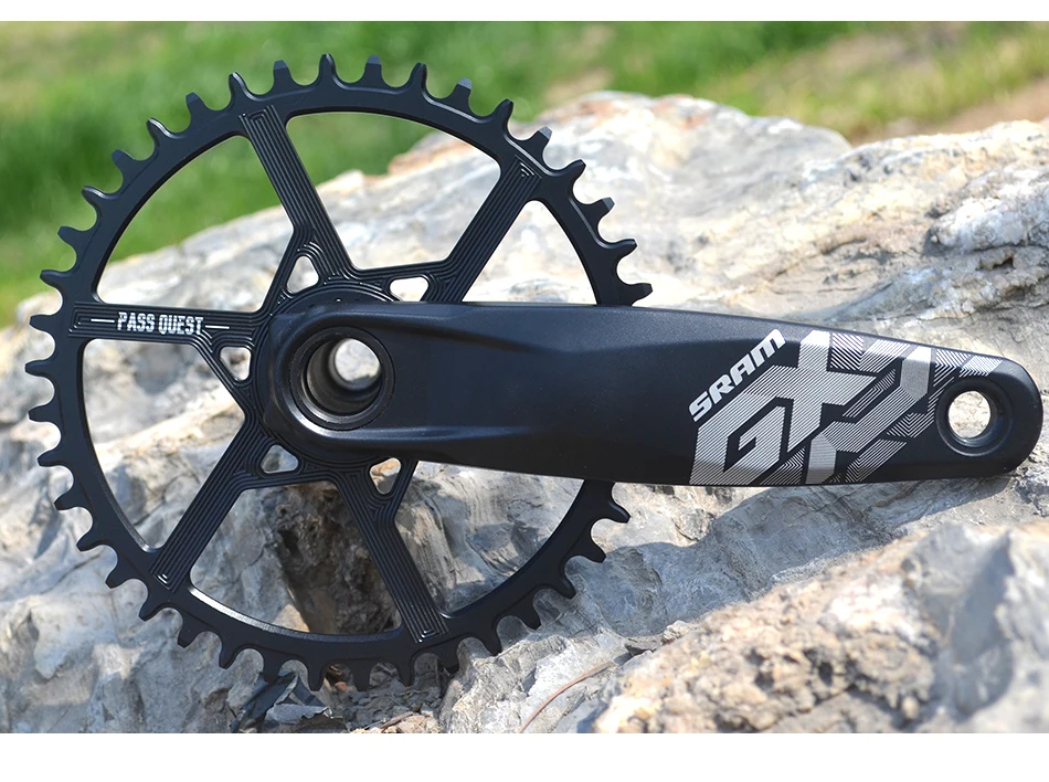 PASS QUEST GXP круглый Овальный 0 мм смещение 32 T-42 T Chainring MTB узкий широкий велосипед велосипедная Звездочка для Sram XX1 GX eagle X9 crankset