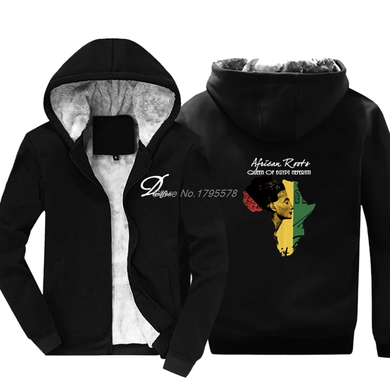 Fashion Casual Men Hoodie Africa African Map Black History Rastafari Reggae Thicken Sweatshirt Hip Hop Jacket Tops Harajuku | Мужская
