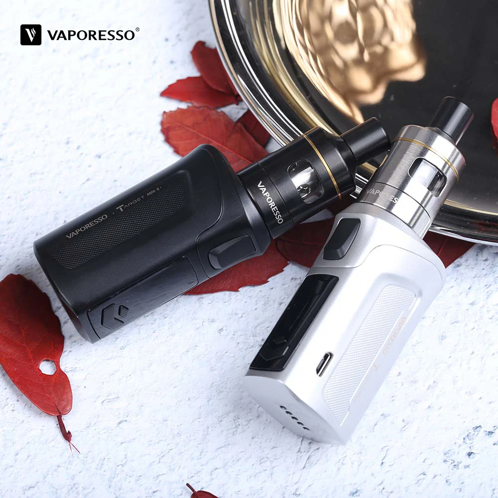 Оригинальный 40 Вт Vaporesso Target Mini Kit Электронная сигарета с 1400 мАч мод и 2 мл защитный