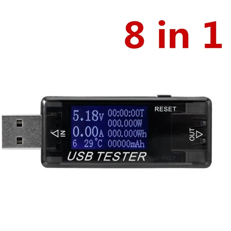 USB 5 в 9 в 12 В 20 в QC 2,0 3,0 OLED Ток Напряжение зарядное устройство тестер емкость USB зарядное устройство Доктор измеритель мощности текст вольтметр 7% ВЫКЛ