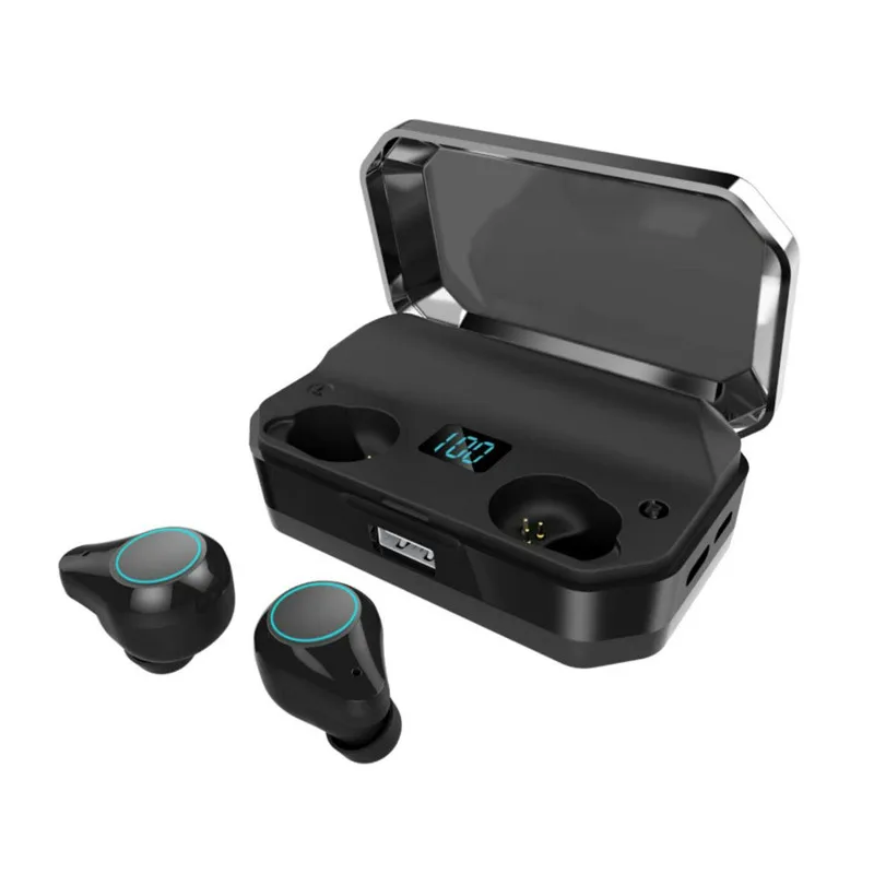 YULUBU T9 беспроводной Bluetooth 5,0 наушники водонепроницаемый мини с 7000 мАч зарядный чехол для всех iphone samsung Xiaomi PK G02
