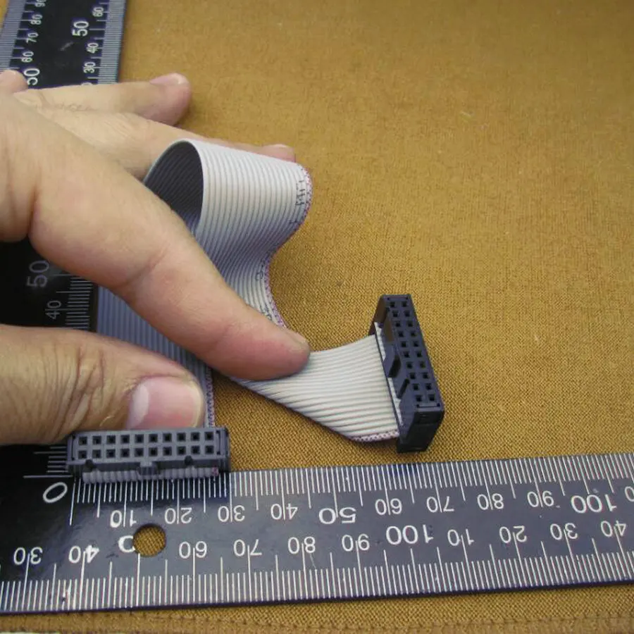 Бесплатный Шопинг 10 шт. 20pin IDC Плоский Шлейф проволока для ISP JTAG 2.0 мм интервал