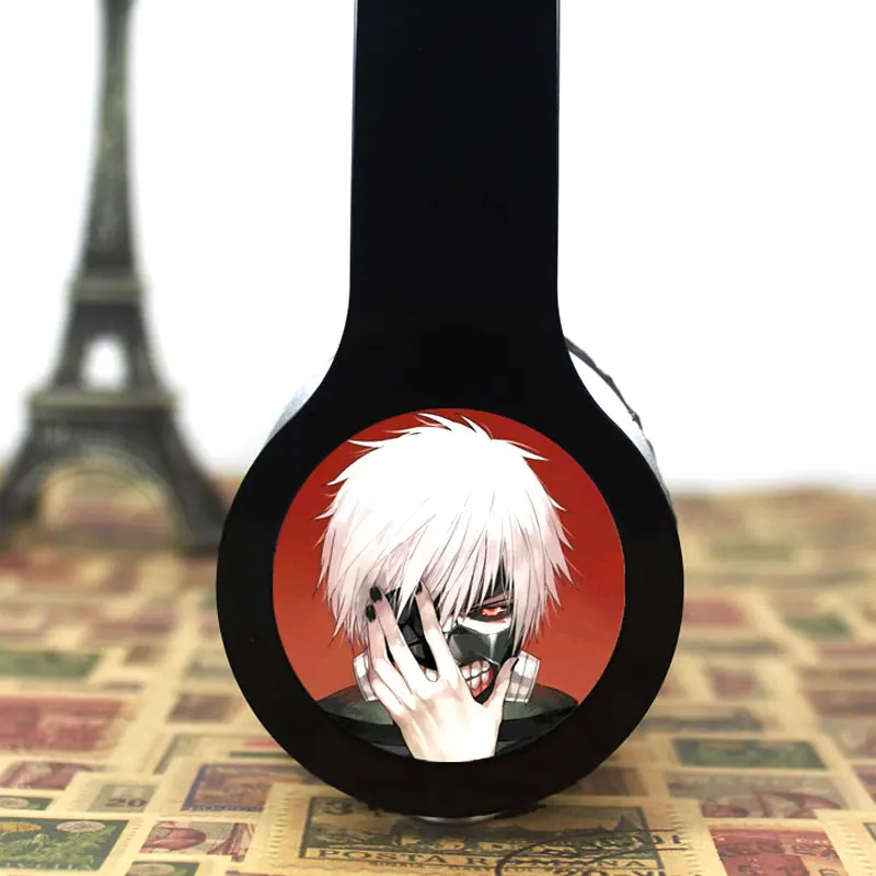 L1 Аниме Токийский Гуль наушники с логотипом custom EXO игровая гарнитура стерео наушники с микрофоном для Iphone samsung Mp3 PC подарок - Цвет: L1