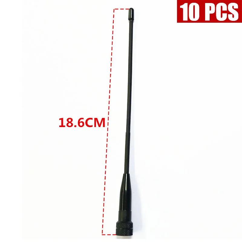 10 шт. 669C SMA-M мужской гибкая антенна VHF/UHF Dual Band двухстороннее радио антенны для YAESU