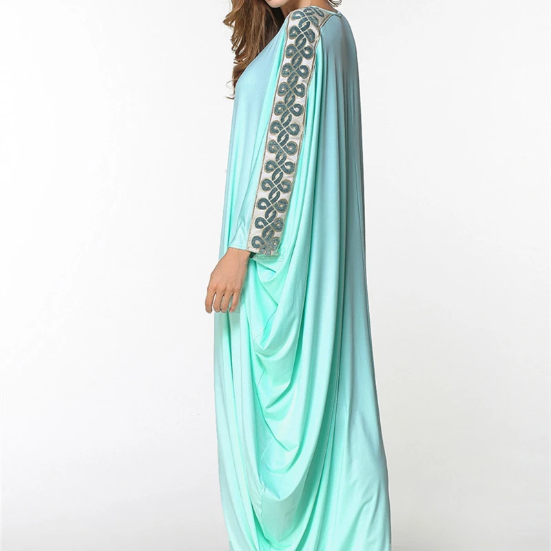 Брендовое модное мусульманское платье 2020 абайя кафтан Мягкий Плюс Размер халат