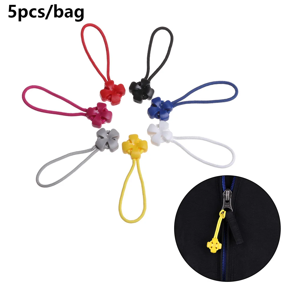 5 шт. язычок шнура на молнии сменный зажим застежка молния вытяжной Конец