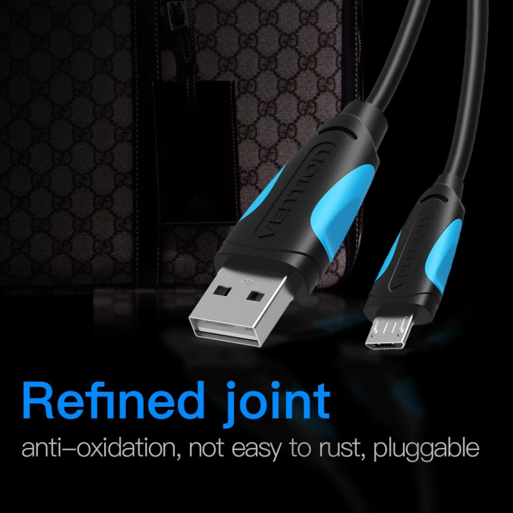 Vention Micro USB кабель провод для быстрого заряда для Android мобильного телефона синхронизации данных Кабель зарядного устройства 3 м 2 м 1 м для samsung htc Xiaomi sony