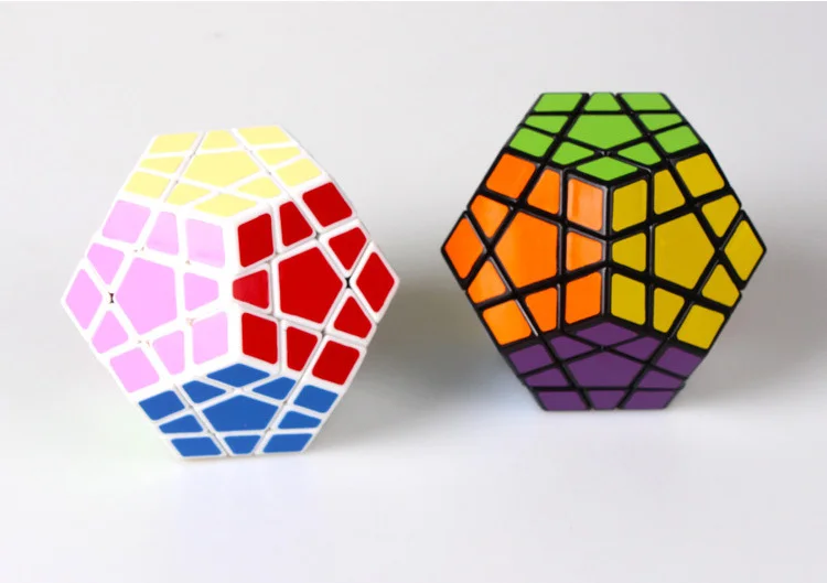Shengshou Megaminx Волшебные кубики Пентагон 12 Сторон gigaminx ПВХ Стикеры Додекаэдр игрушки