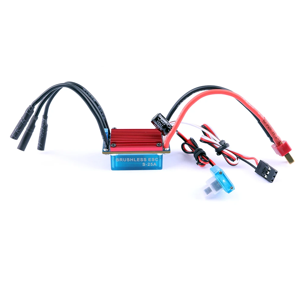 GoolRC S-25A 25A Brushless ESC Waterproof Electric Speed Control Connector with 5V/1A BECT Male for 1/16 1/18 RC Car Truck | Игрушки и