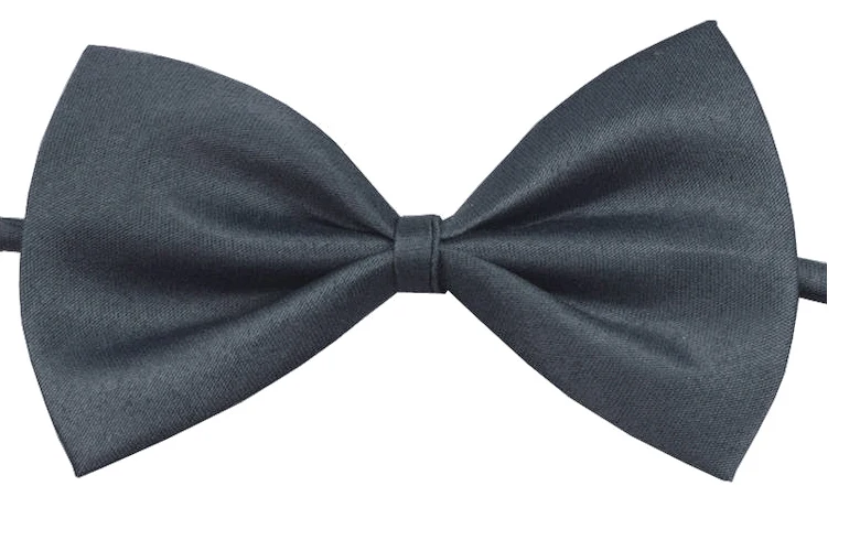 Dark Grey Милые домашние животные,, модная Милая собачка, щенок, кошка, котенок, игрушка для домашних животных, детский однотонный галстук-бабочка, галстук, одежда для мальчиков, детей, девочек, свадьба - Цвет: Dark Grey