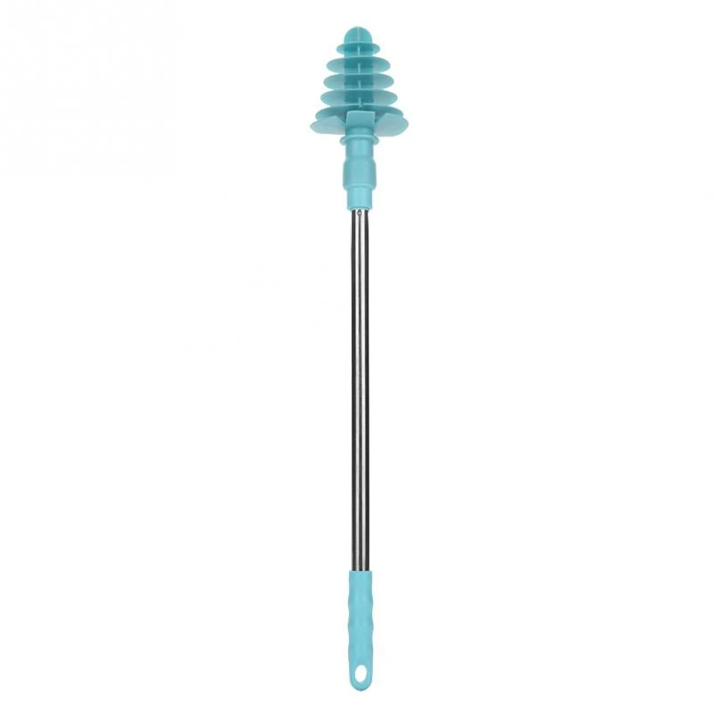 M.J.D. Hot Selling 1PC Toilet Brush Plunger Bathroom Blockage Unblocker Flexible Head Clog Remover Dredge Tool WC Borstel | Обустройство