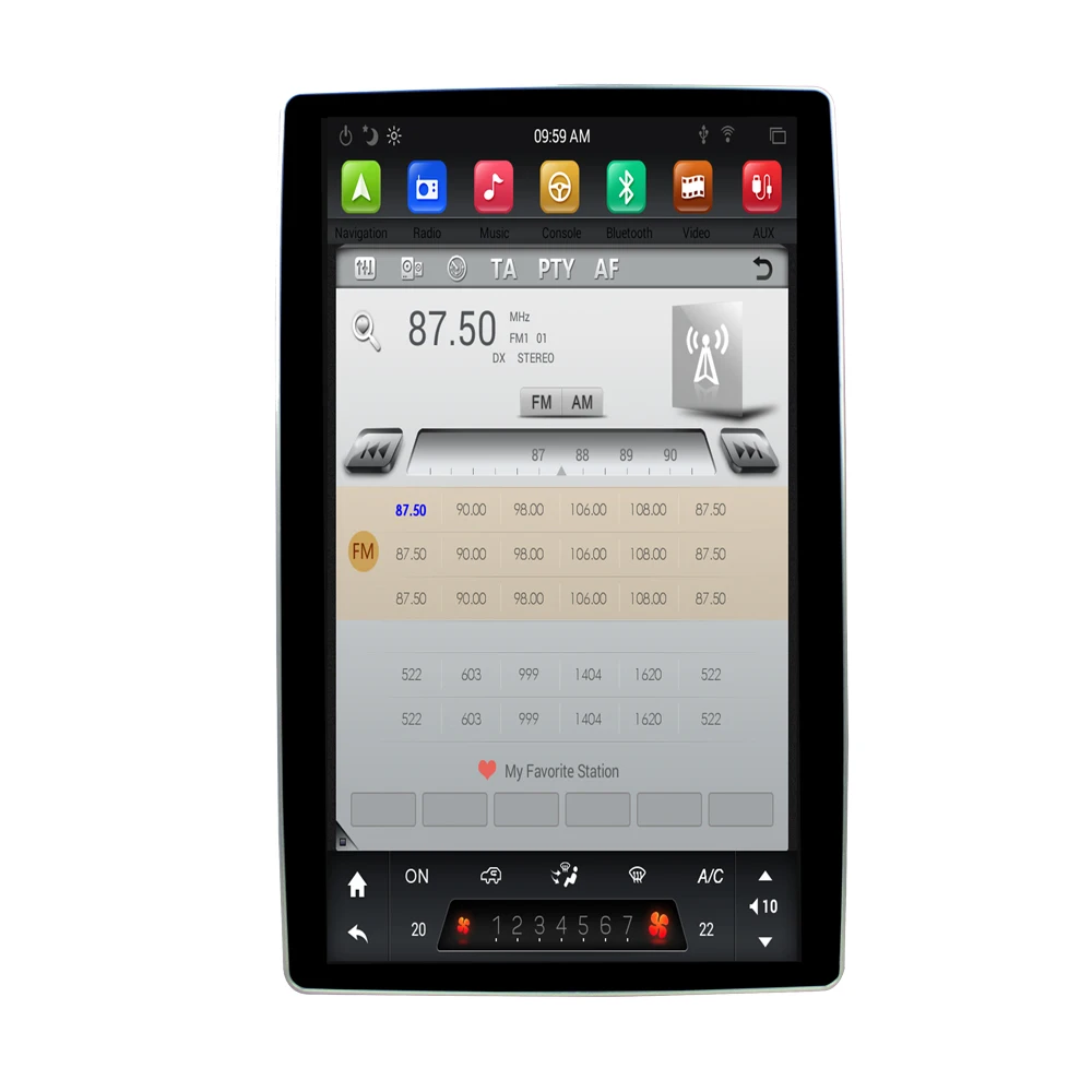 Автомагнитола Belsee универсальная Android 9 0 12 8 дюйма 1920x1080 PX6 4 Гб