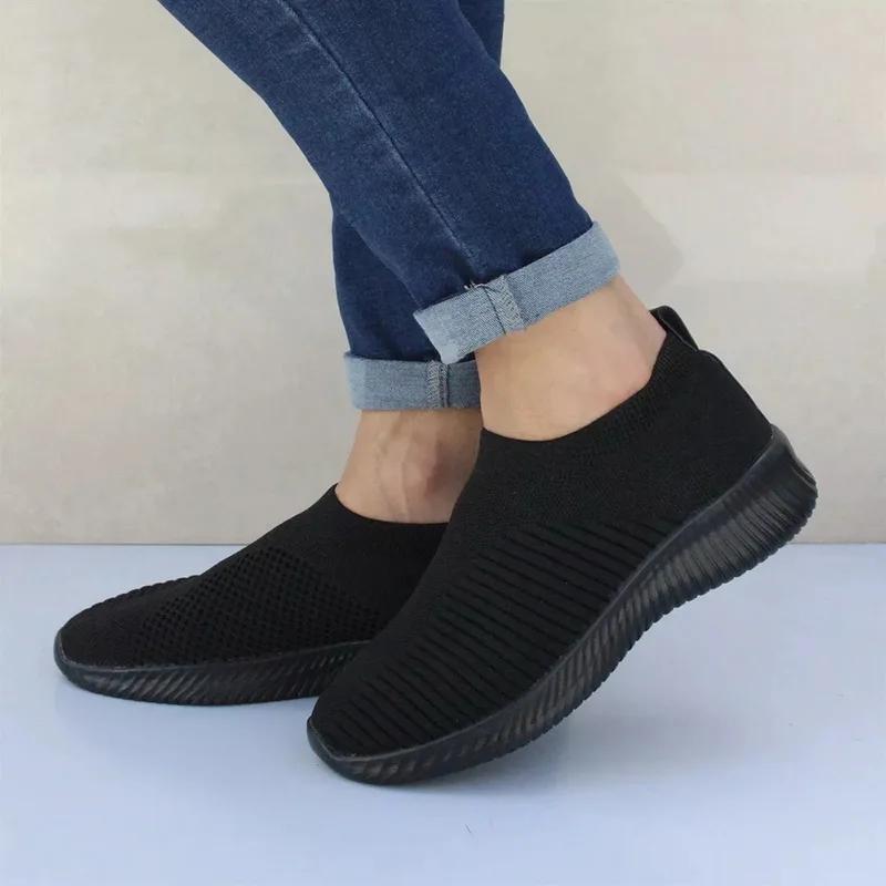 PUIMENTIUA/женские кроссовки мягкая прогулочная обувь Zapatos Mujer женская трикотажная