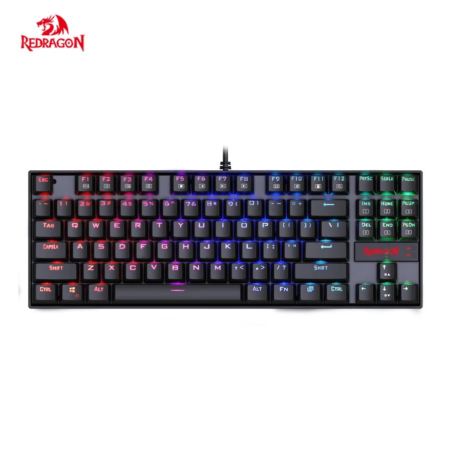 Игровая клавиатура Redragon K552 механическая компактная светодиодная подсветка