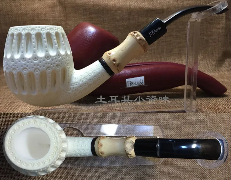 FBK. C080 тончайший блок Турецкая Meerschaum труба от master Fikri Baki трубка для курения табака