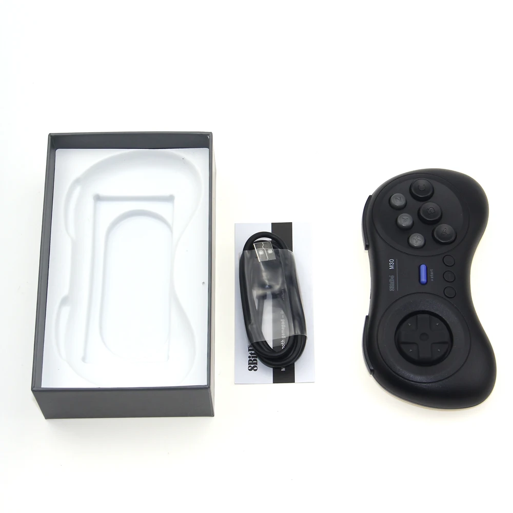 100% протестированный 8bitdo M30 беспроводной геймпад для оригинального Sega Genesis и Mega Drive