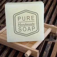 size 5x4cm Натуральное мыло ручной работы акриловое уплотнение Мини DIY натуральная Органическая стеклянная печать - Цвет: size 5x4cm