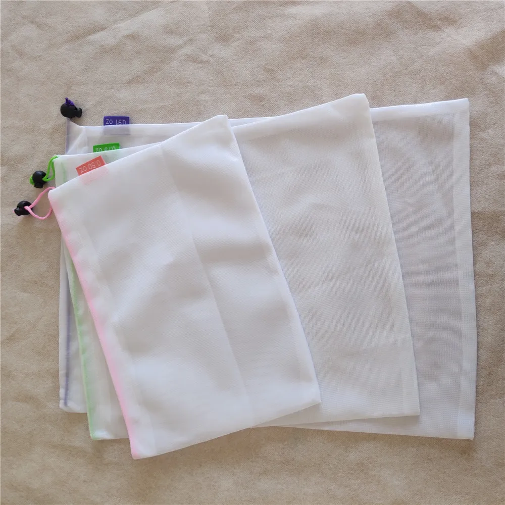 Reusable Mesh Supermarket Shopping Bags Washable Eco Friendly Shop Bag Grocery Fruit Vegetable Toys Sundries Storage Custom Bag