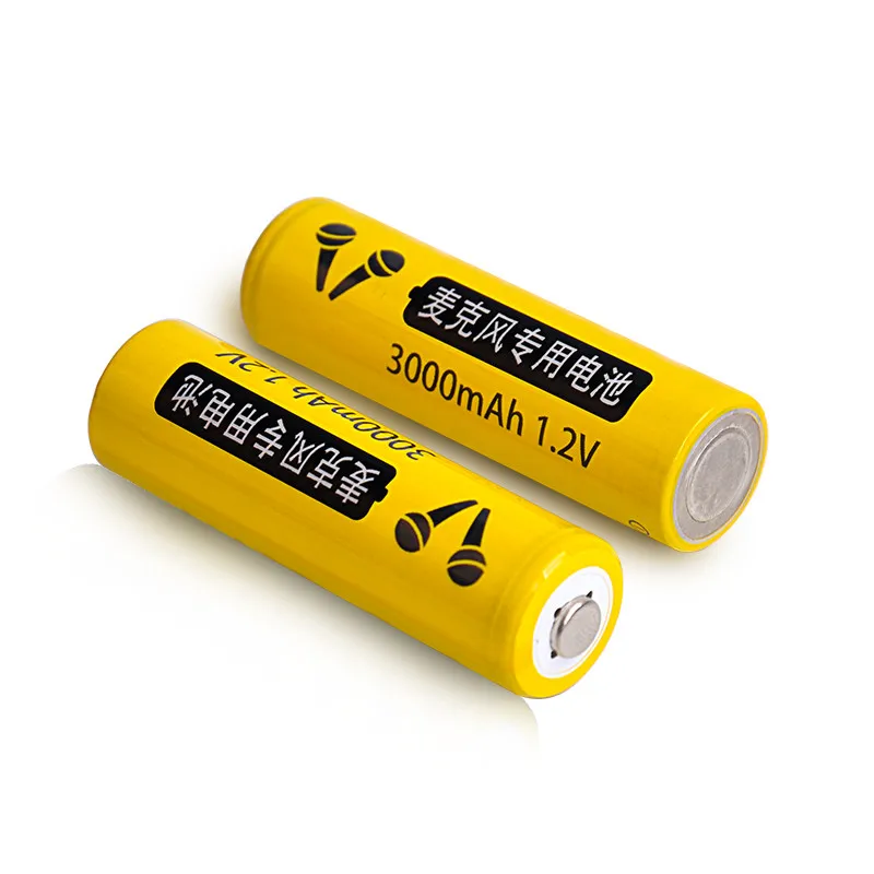 Leise много AA 3000mah перезаряжаемая батарея для KTV микрофона RC игрушечная мышь 1,2 v nimh 2A чехол с батареей Прямая поставка